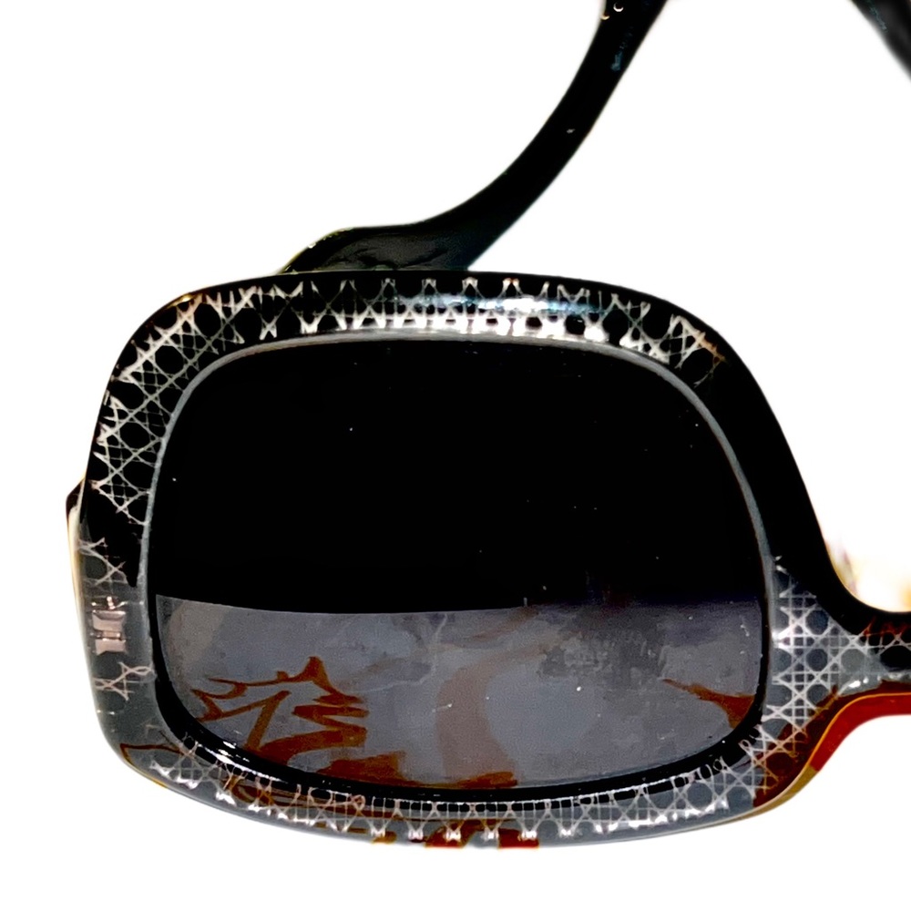 CHRISTIAN DIOR DDior Black & Silver 54 mm Sunglasses - Picture 3 of 11